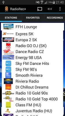 RadioRec+ android App screenshot 6